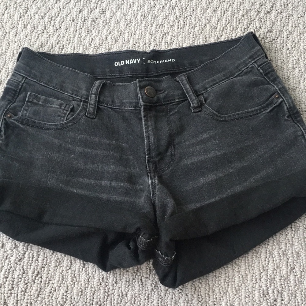 Old Navy black jean shorts